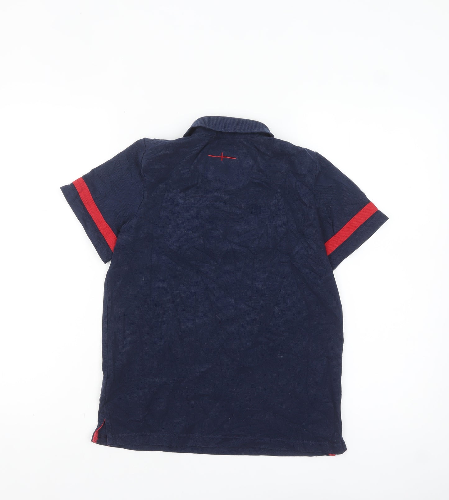 England Rugby Boys Navy Polo Shirt 13 Years Official Licensed Cotton