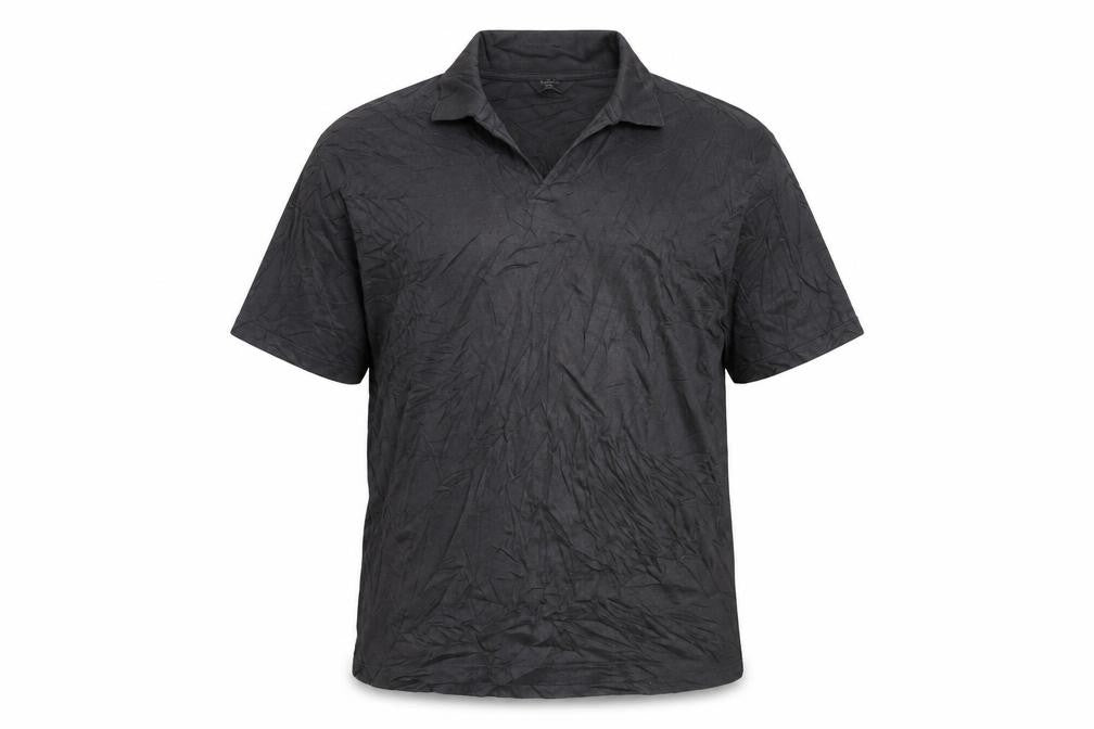 Marks and Spencer Mens Black 2XL Polo Shirt Cotton Blend