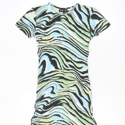 Motel Women's Multicoloured Bodycon Mini Dress Size S