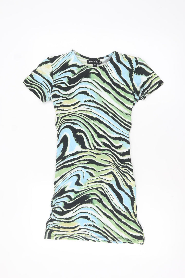 Motel Women's Multicoloured Bodycon Mini Dress Size S