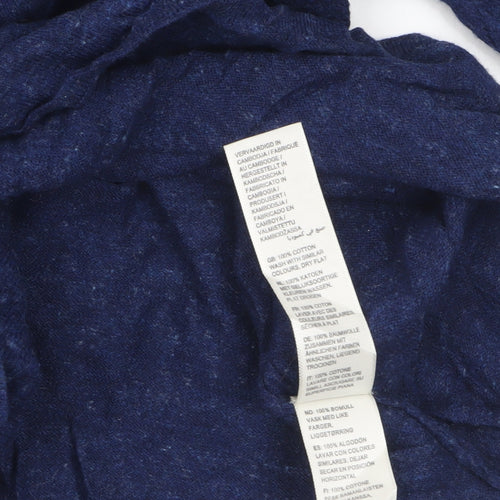 Fat Face Women’s Blue 3/4 Sleeve Cotton Jersey Top UK 10
