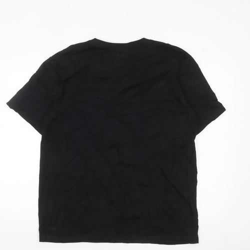 ARNE Men’s Black Crew Neck Short Sleeve T-Shirt 2XL Regular Fit Pocket