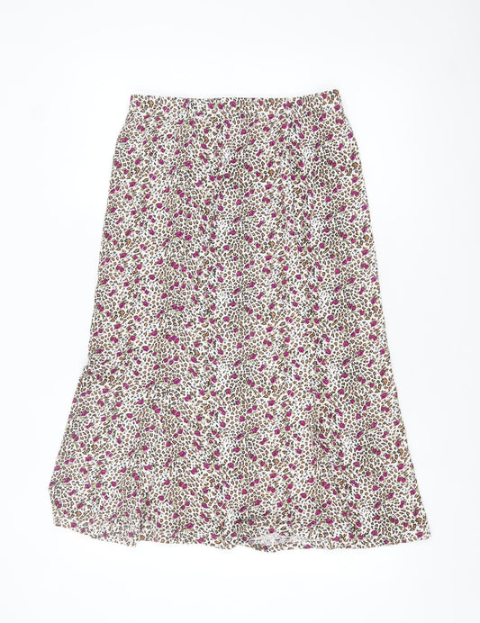 Kim & Co. Women’s Multicoloured Animal Floral Midi Skirt M