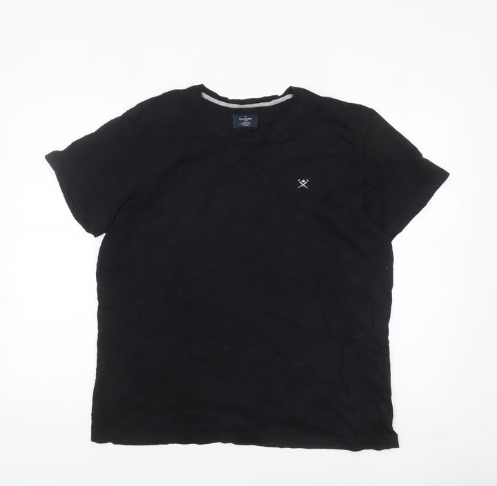 Hackett London Men's Black XL Classic Fit Cotton T-Shirt
