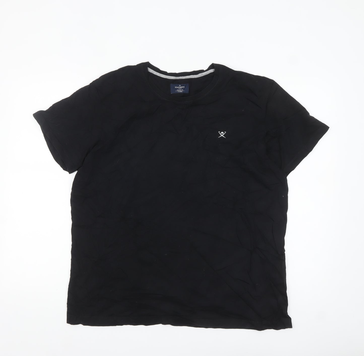 Hackett London Men's Black XL Classic Fit Cotton T-Shirt