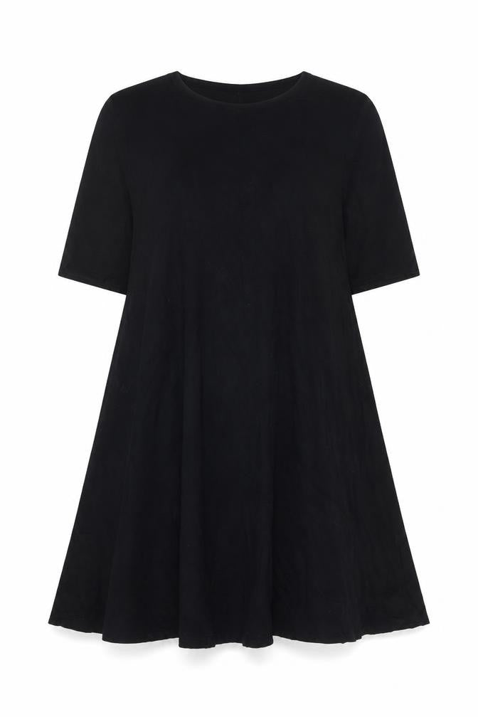 Marks and Spencer Womens Black Knee Length A-Line Dress Size 10