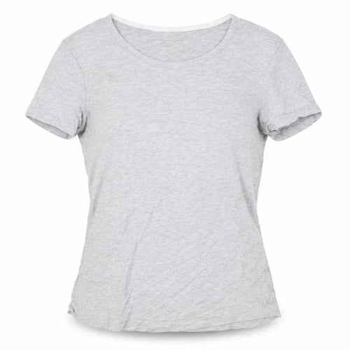 Mountain Warehouse Womens Grey Cotton Short Sleeve T-Shirt Size 6