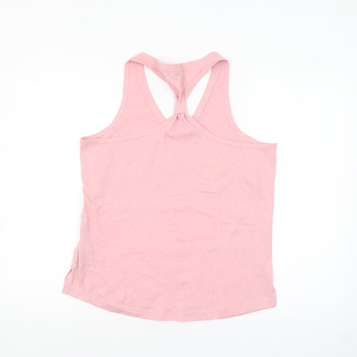 LA Gear Women's Pink Racerback Tank Top Size 18 Polyester Cotton
