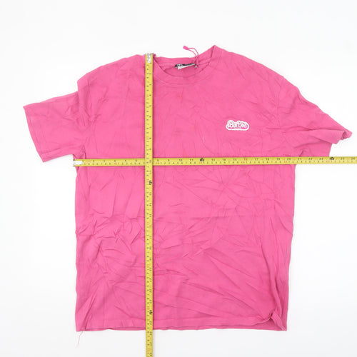 Zara Women Pink Barbie Movie T-Shirt Size S Short Sleeve Cotton