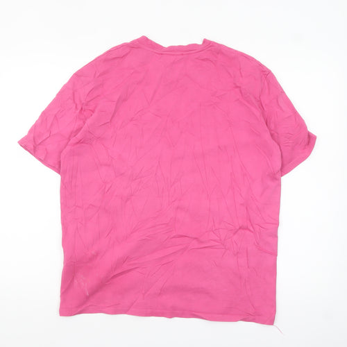 Zara Women Pink Barbie Movie T-Shirt Size S Short Sleeve Cotton