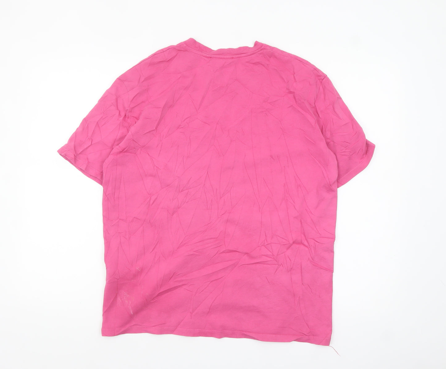 Zara Women Pink Barbie Movie T-Shirt Size S Short Sleeve Cotton