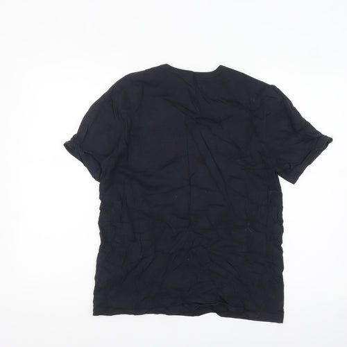 Hugo Boss Men’s Black Crew Neck Short Sleeve Cotton T-Shirt M