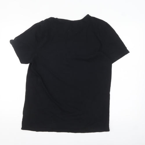 Topman Men's Black Graphic Skeleton Print T-Shirt L