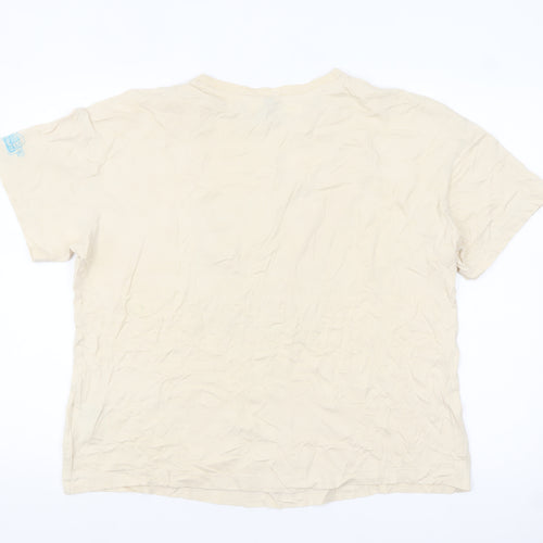 H&M Divided Womens Beige XS SpongeBob Graphic T-Shirt