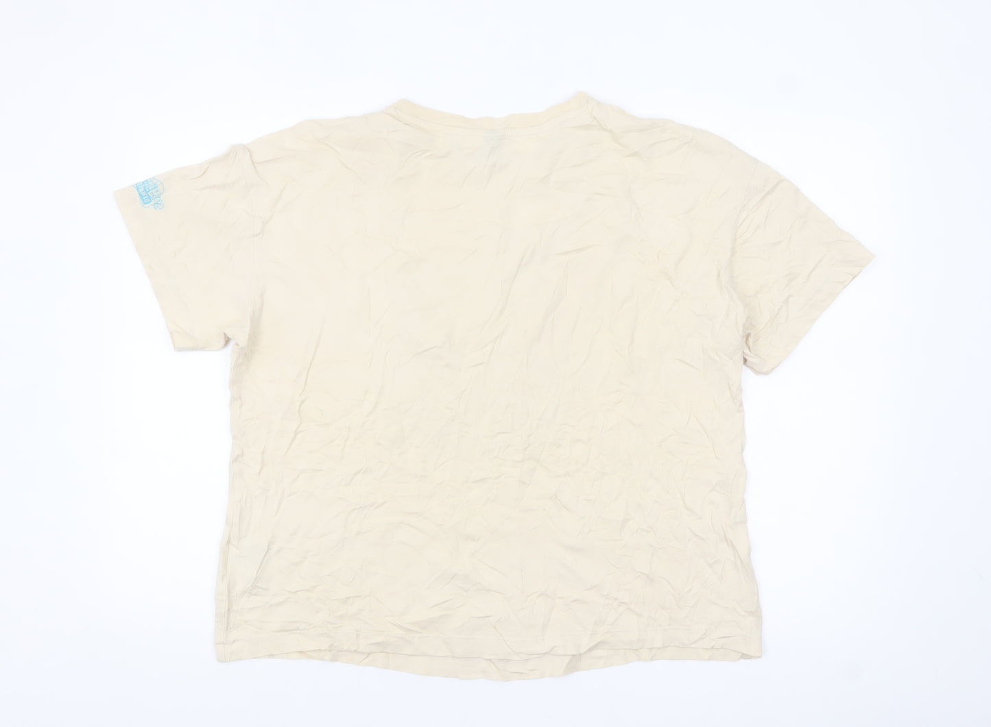 H&M Divided Womens Beige XS SpongeBob Graphic T-Shirt