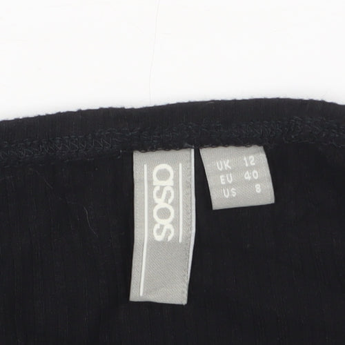 ASOS Women’s Black Long Sleeve Bodysuit UK 12 Slim Fit