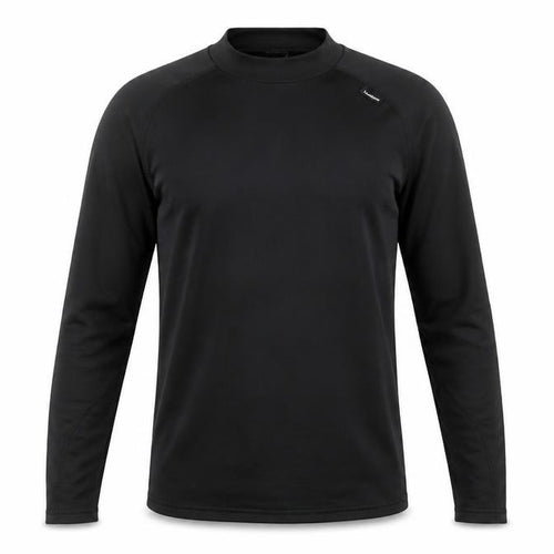 Decathlon Men Black M Long Sleeve Athletic Moisture Wicking Top