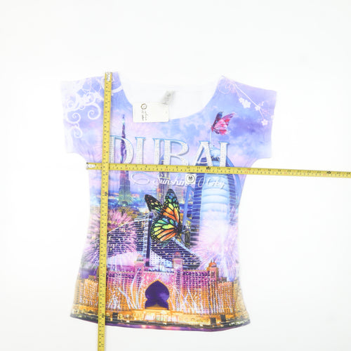 Al Jaber Women’s Multicoloured Dubai Graphic T-Shirt M