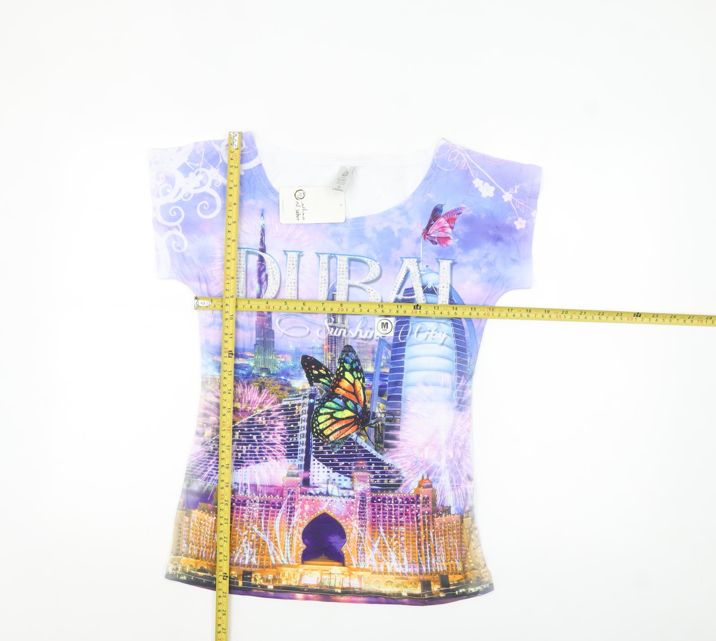 Al Jaber Women’s Multicoloured Dubai Graphic T-Shirt M