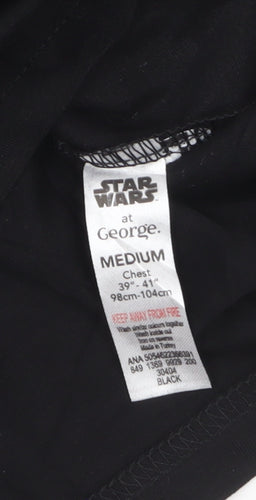 Star Wars Darth Vader Black Graphic T-Shirt George Men M