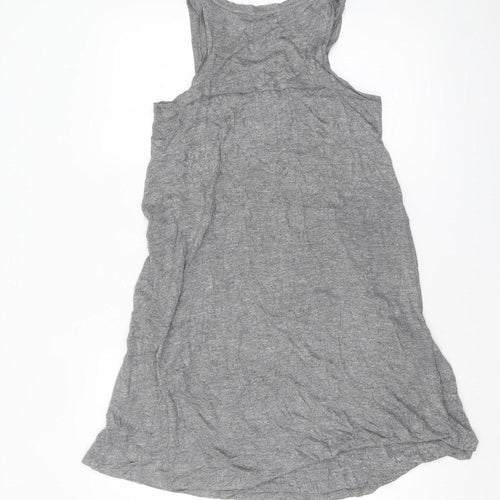 Next Women’s Grey Sleeveless Tank Dress Size 12 Casual Jersey