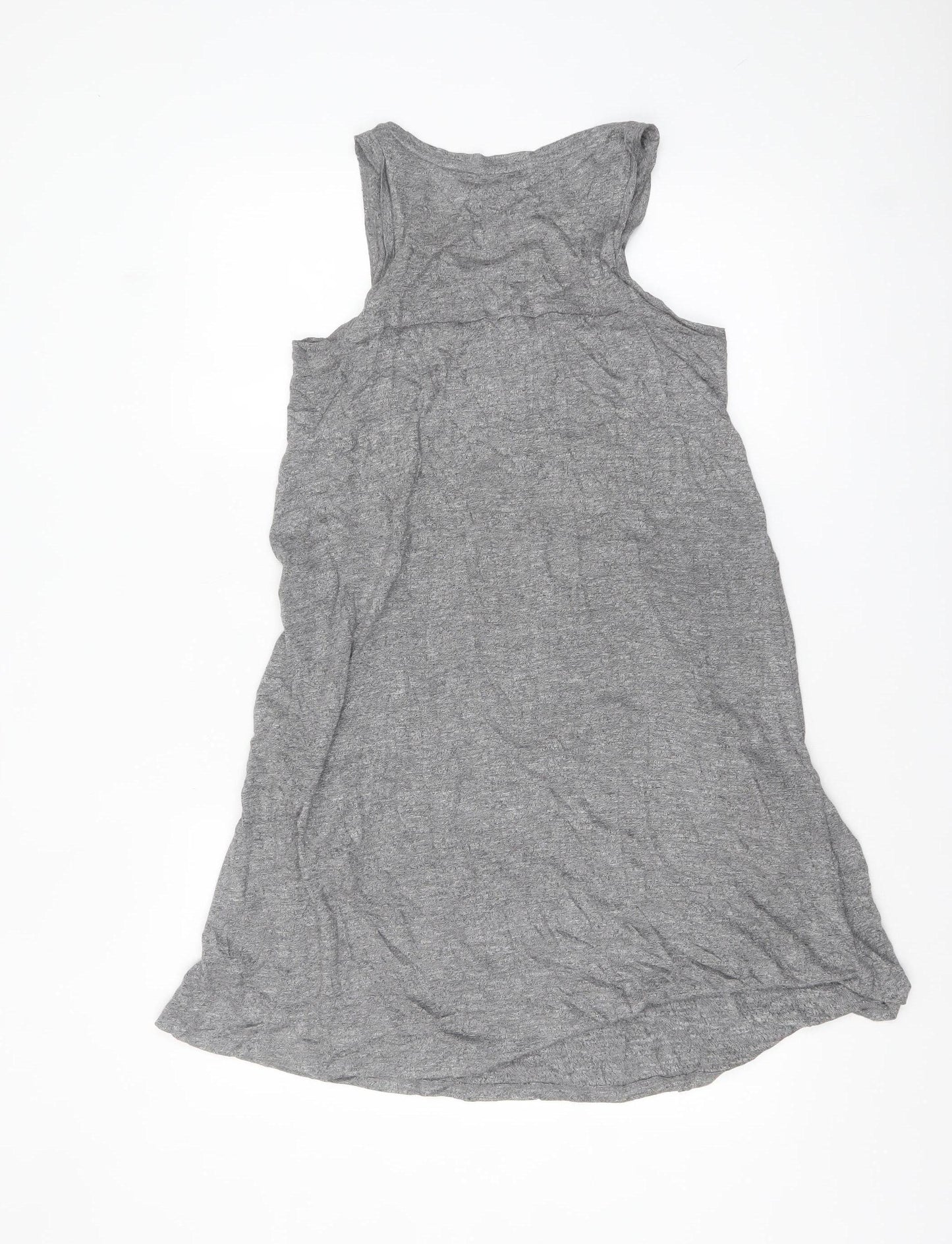 Next Women’s Grey Sleeveless Tank Dress Size 12 Casual Jersey