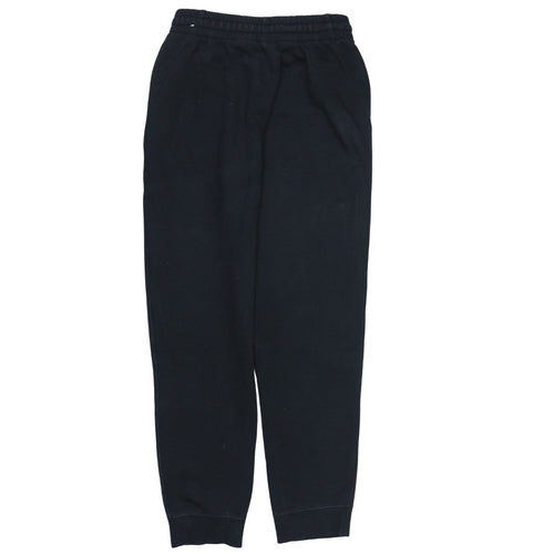 Nike Boys Black XL Jogger Sweatpants with Elastic Waist and Pockets