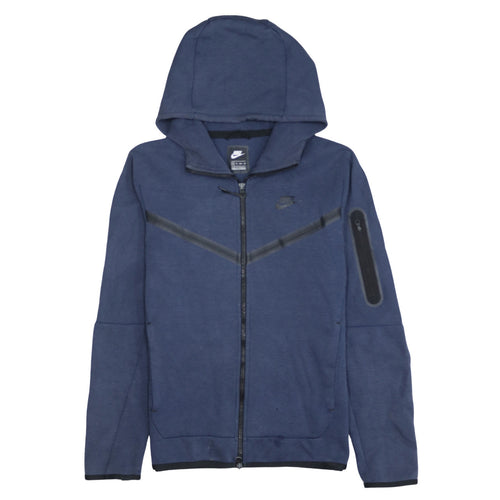 Nike Men's Blue XS Full Zip Hooded Sweatshirt Jacket