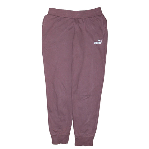 Puma Womens Brown Jogger Sweatpants Size M Fleece Activewear