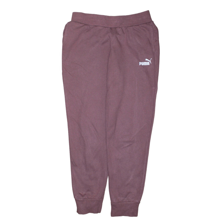 Puma Womens Brown Jogger Sweatpants Size M Fleece Activewear