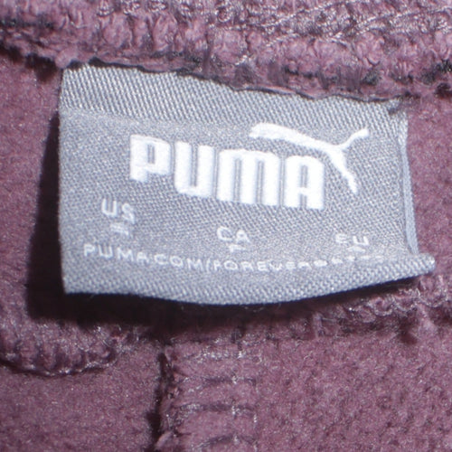 Puma Womens Brown Jogger Sweatpants Size M Fleece Activewear
