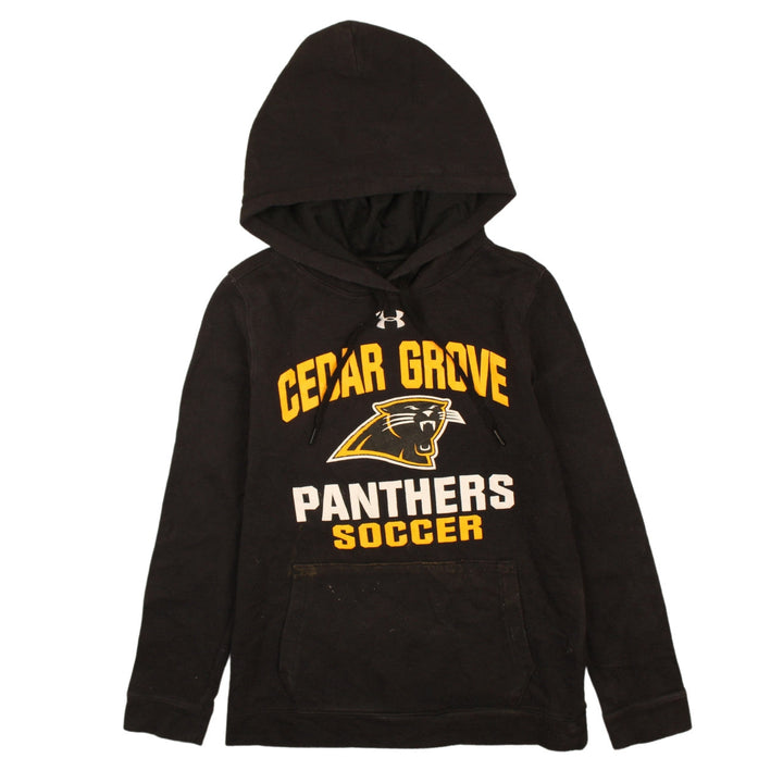 Under Armour Men's Black XS Pullover Hoodie Cedar Grove Panthers Soccer ColdGear
