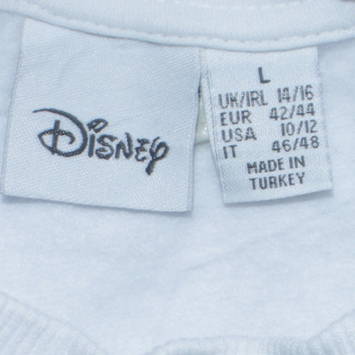 Disney Primark Women White Mickey Mouse Sweatshirt Size L