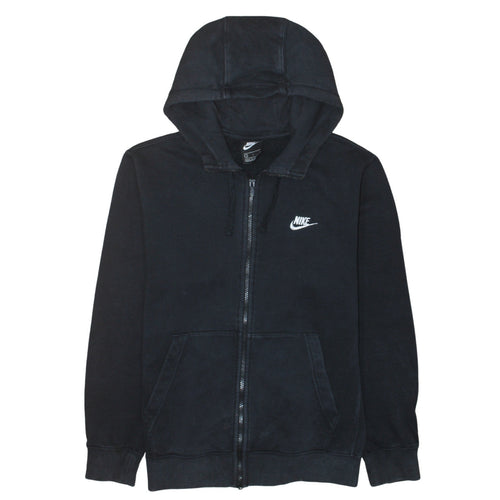 Nike Men's Black Full Zip Hoodie Size S Regular Fit Fleece