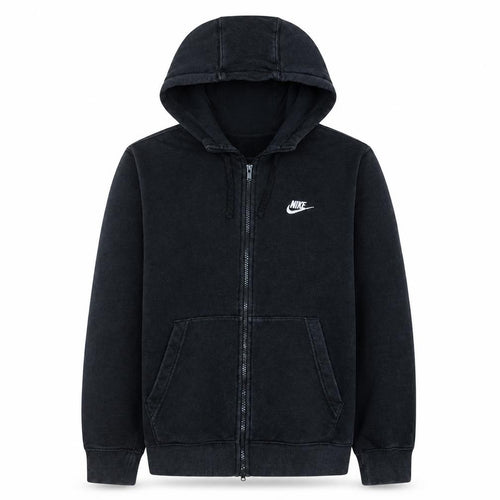 Nike Men's Black Full Zip Hoodie Size S Regular Fit Fleece