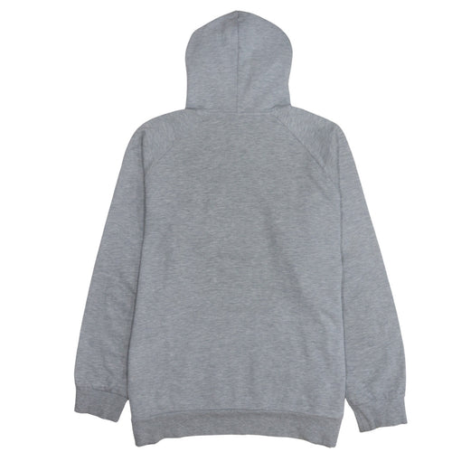 Adidas Men's Grey Pullover Hoodie XL Classic Logo Sweatshirt