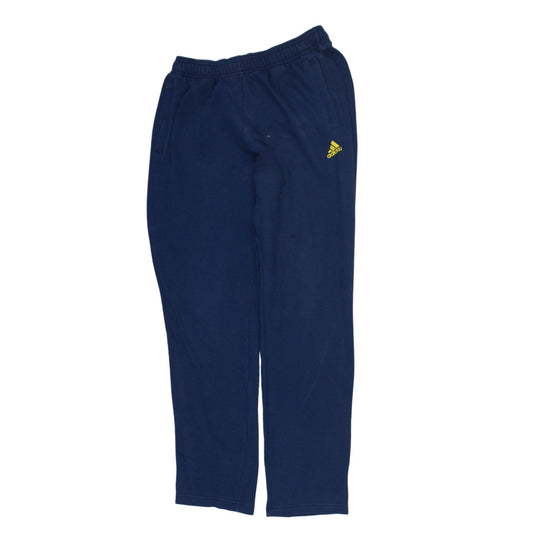 Adidas Men's Blue Sweatpants Joggers Size XL Fleece Elastic Waist