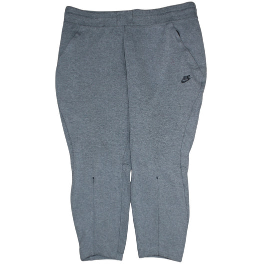 Nike Men Grey Jogger Trousers XL Regular Fit Jersey Activewear