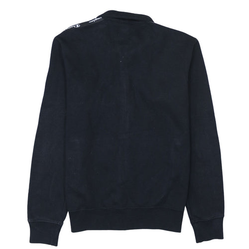 Champion Men's Black Medium Track Jacket Full Zip Cotton