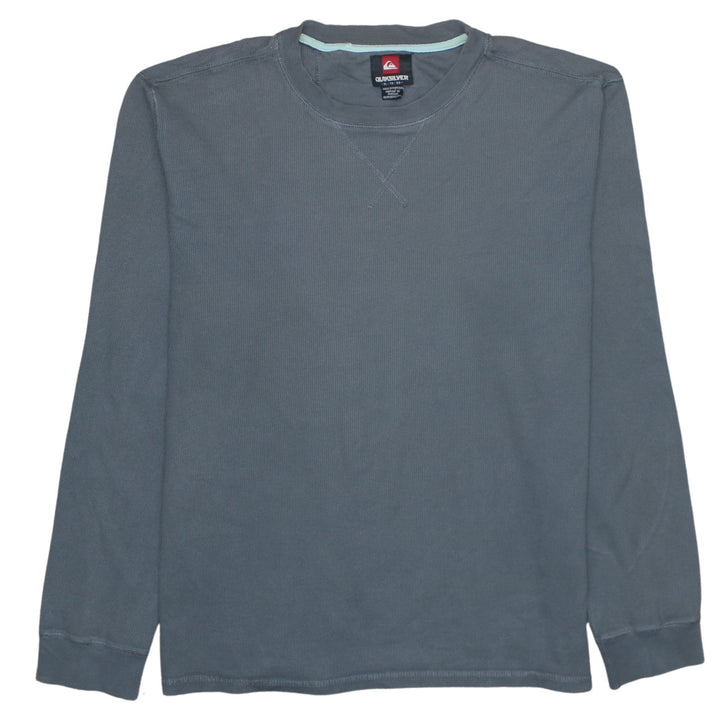 Quiksilver Men’s Blue Crew Neck Pullover Sweatshirt XL