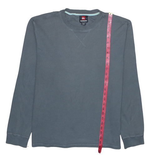 Quiksilver Men’s Blue Crew Neck Pullover Sweatshirt XL