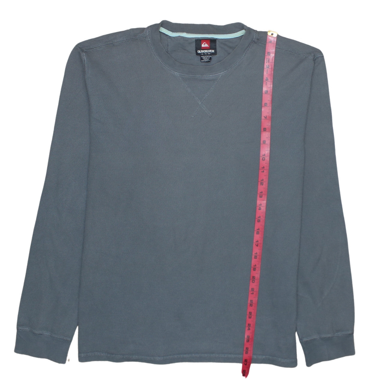Quiksilver Men’s Blue Crew Neck Pullover Sweatshirt XL