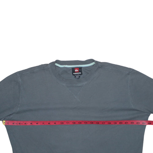 Quiksilver Men’s Blue Crew Neck Pullover Sweatshirt XL