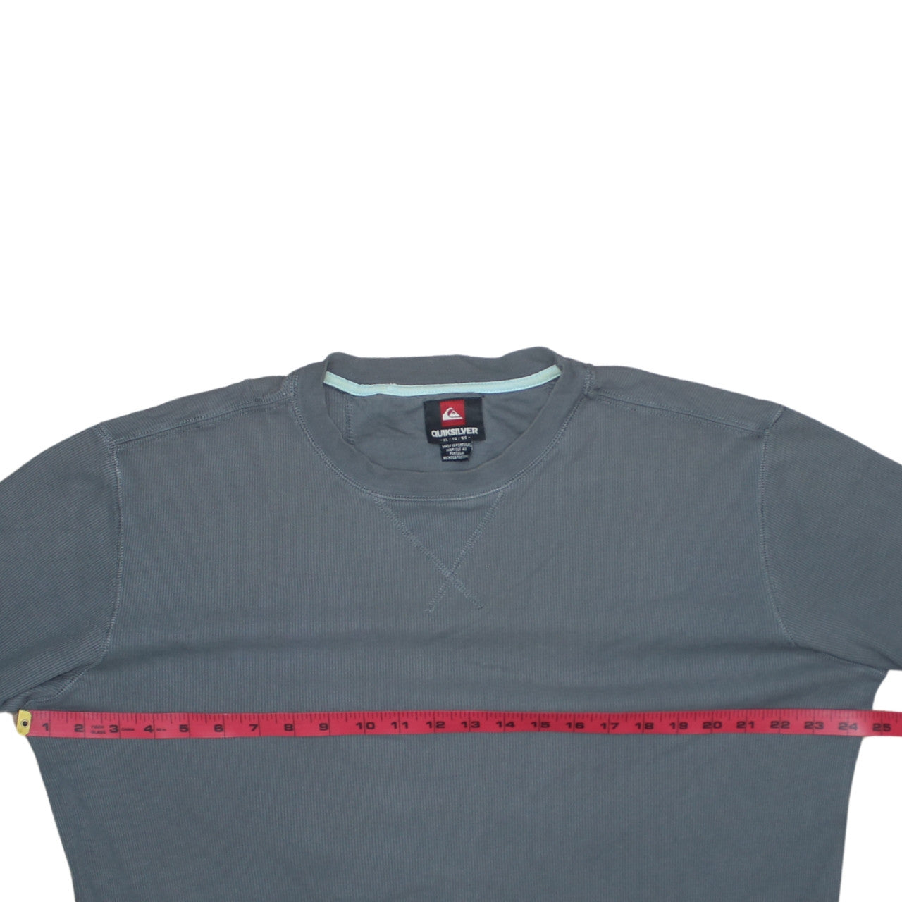 Quiksilver Men’s Blue Crew Neck Pullover Sweatshirt XL