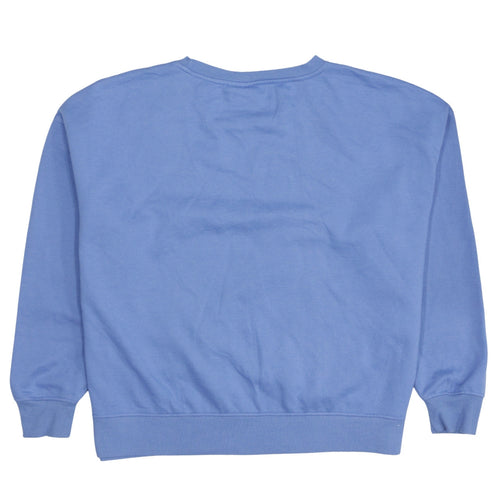Disney Women Blue Stitch Graphic Sweatshirt Size L 14/16
