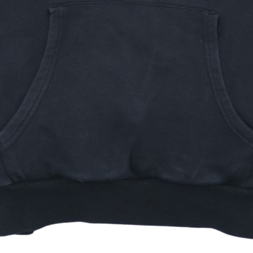 Adidas Women Black Hoodie UK 12 Pullover Hooded Sweatshirt