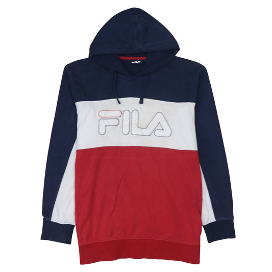 FILA Men's Multicoloured Pullover Hoodie Size 2XL Cotton