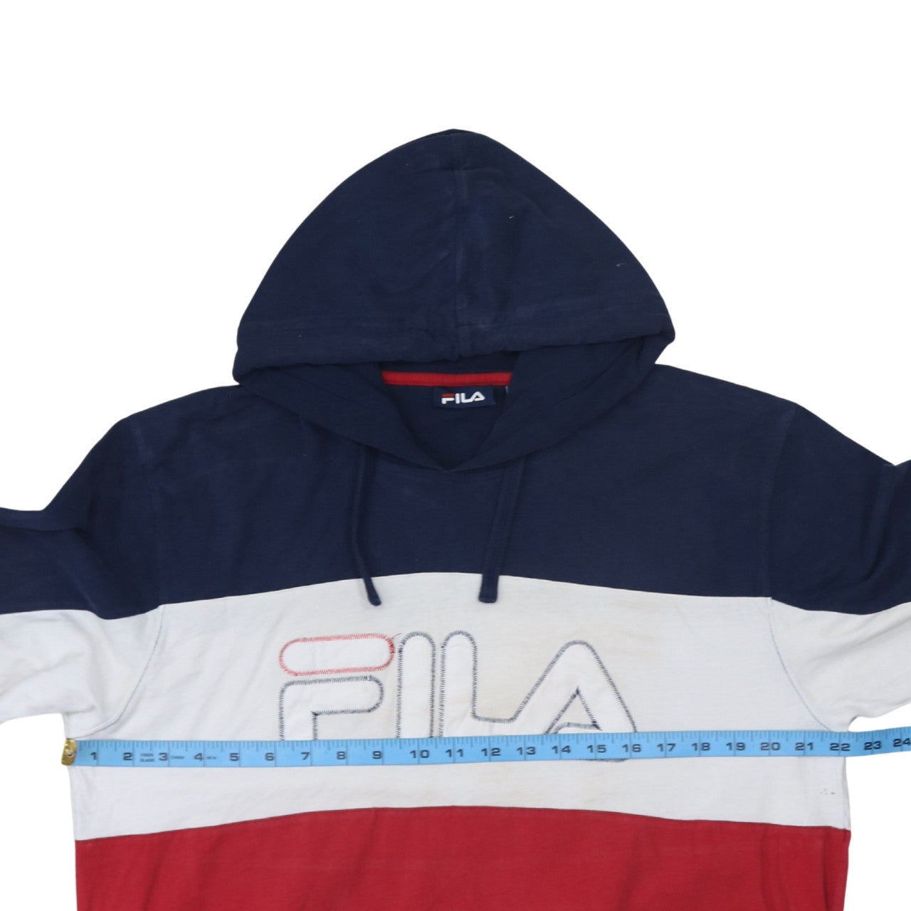 FILA Men's Multicoloured Pullover Hoodie Size 2XL Cotton