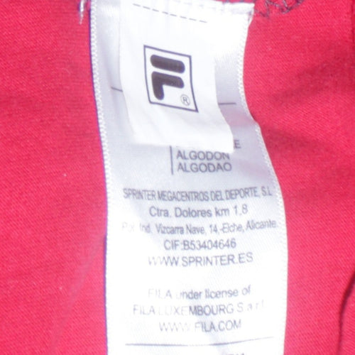 FILA Men's Multicoloured Pullover Hoodie Size 2XL Cotton
