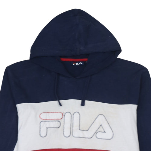 FILA Men's Multicoloured Pullover Hoodie Size 2XL Cotton